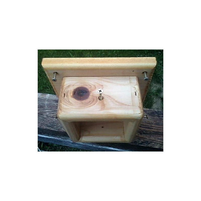 Cedar Wood 4x4 Post Mount for Large Bird Feeders or