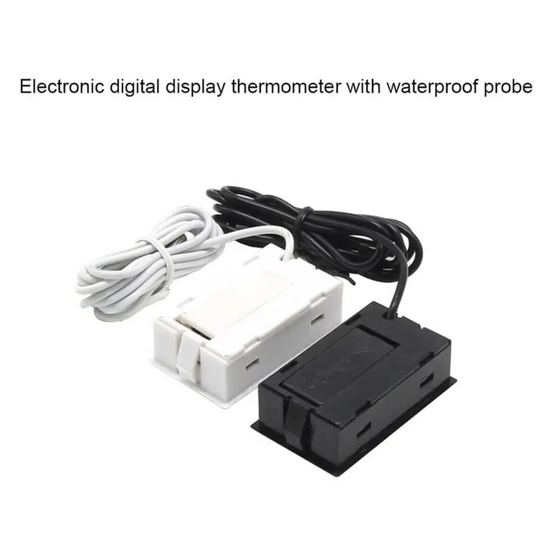 Funsto 5pcs Digital LCD Thermometer Water Temperature for Fridge Freezer
