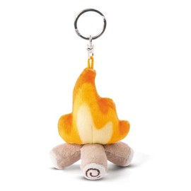 NICI Bon Fire Key Ring, 3.1 inches (8 cm) _ Green, Girls, orange