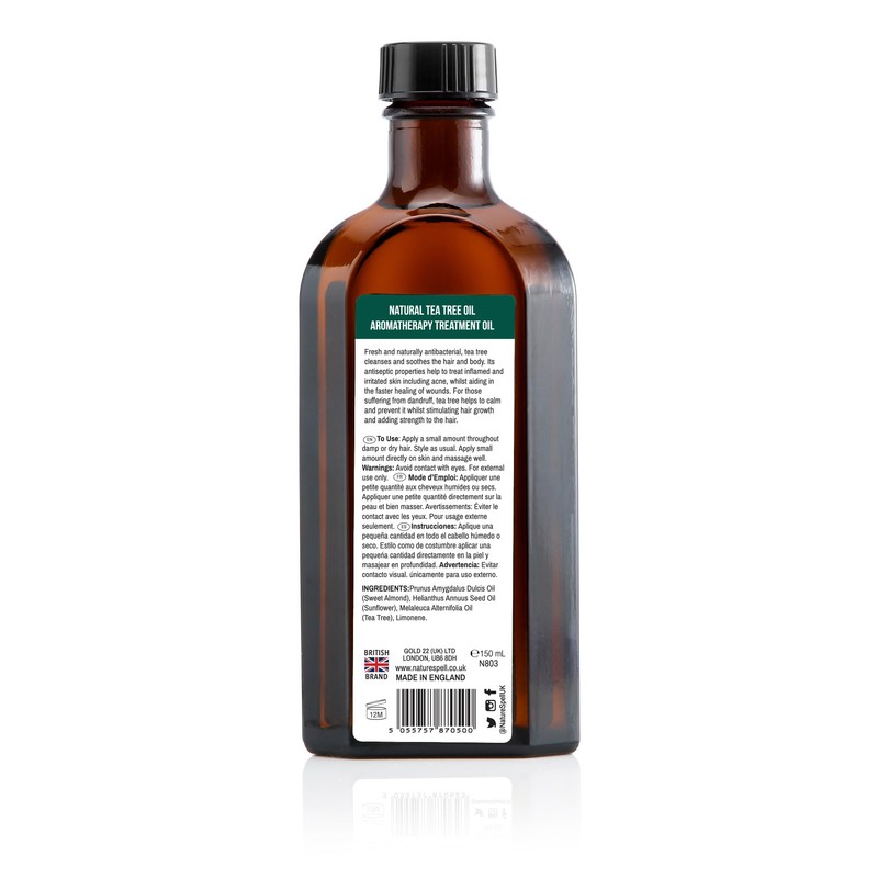 Nature Spell Tea Tree Oil for Hair, Pre-Diluted Scalp Oil