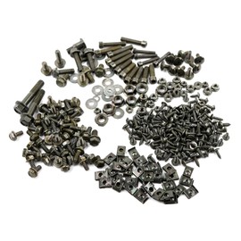 Mokuo Full Vehicle Fasteners Screws and Bolt Set in Carbon Steel Material Compatible with Honda Grom Msx 125 SF