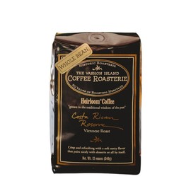 Costa Rica Reserve - Roasted by Vashon Island Coffee Roasterie - Whole Bean Coffee - 12 Ounce Bag