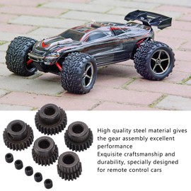 Fussbudget 5PCS 48DP Motor Gear Set 5mm Shaft Hole 20T 22T 24T 26T 28T Gear Pinion for 1/10 RC Truck Climbing Cars