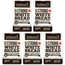 W & H Marriage & Son 100% Canadian Very Strong White Flour 1.5kg (Pack of 5)