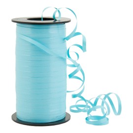 Berwick 1 355 Offray Splendorette Crimped Curling Ribbon, 3/16 W X 500 yd, Robins Egg