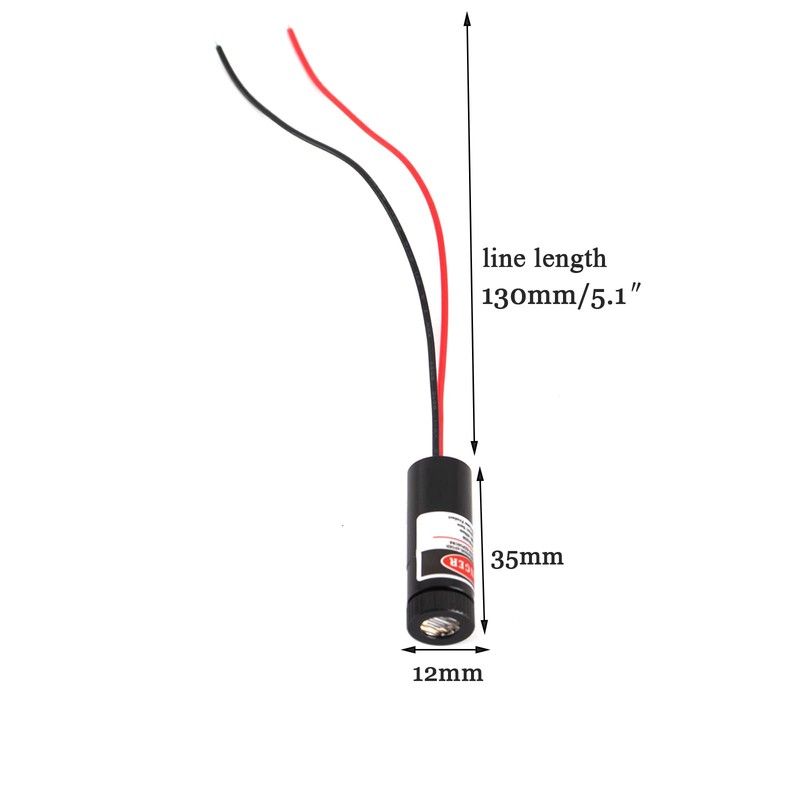 650nm red line laser module industrial laser group module adjustable