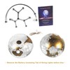 Golden Earth Globe, Globe Diam. 20 cm/7.9 inches, World Map,