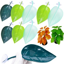 MTOMDY 11PCS Tree Frog Tank Accessories,Wall Climbing Gecko Toy,Reptile Leaf,with Suction Cups,Turtle Tank Decor,Suitable for Iguanas, Anoles, Geckos,Chameleon