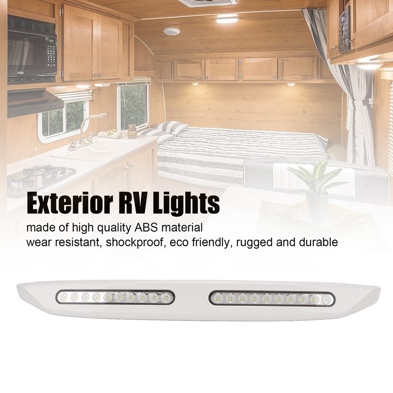 RV Light Bar 20 LEDs Porch Awning Lights 12V Waterproof