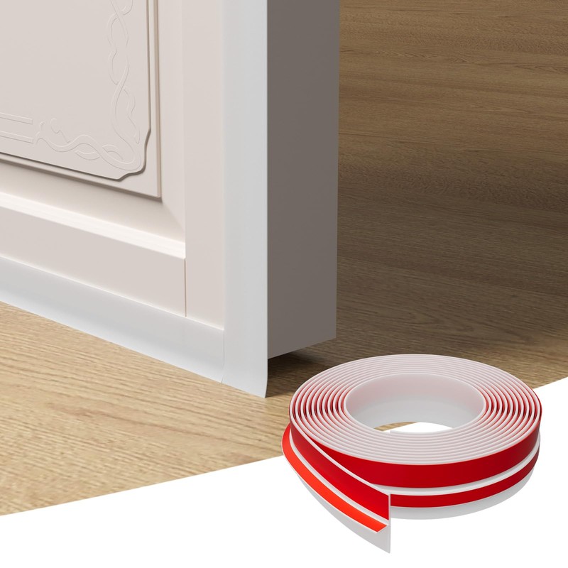 Elvone T-Shaped Door Draft Stopper, 1.37 in x 10 Ft