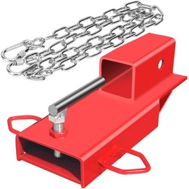 Universal 2" Forklift Trailer Hitch Attachment Adapter for Pallet Forks