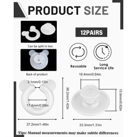 KEMUZ 12 Pairs Duvet Holders, Duvet Clips, Duvet Fixing in Cover, Holds Corners of Duvets in Place, Non-Slip Duvet Clips for Duvet Cover