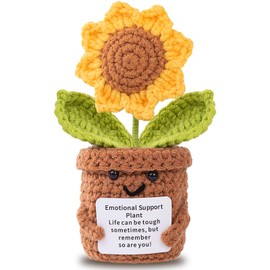 Aruigu Pocket Hug Sunflowers Lucky Charm Gifts, Lucky Sunflower Positive Gifts, Positive Potato German Replacement, Courage Gift, Get Well Gift (Sunflower)