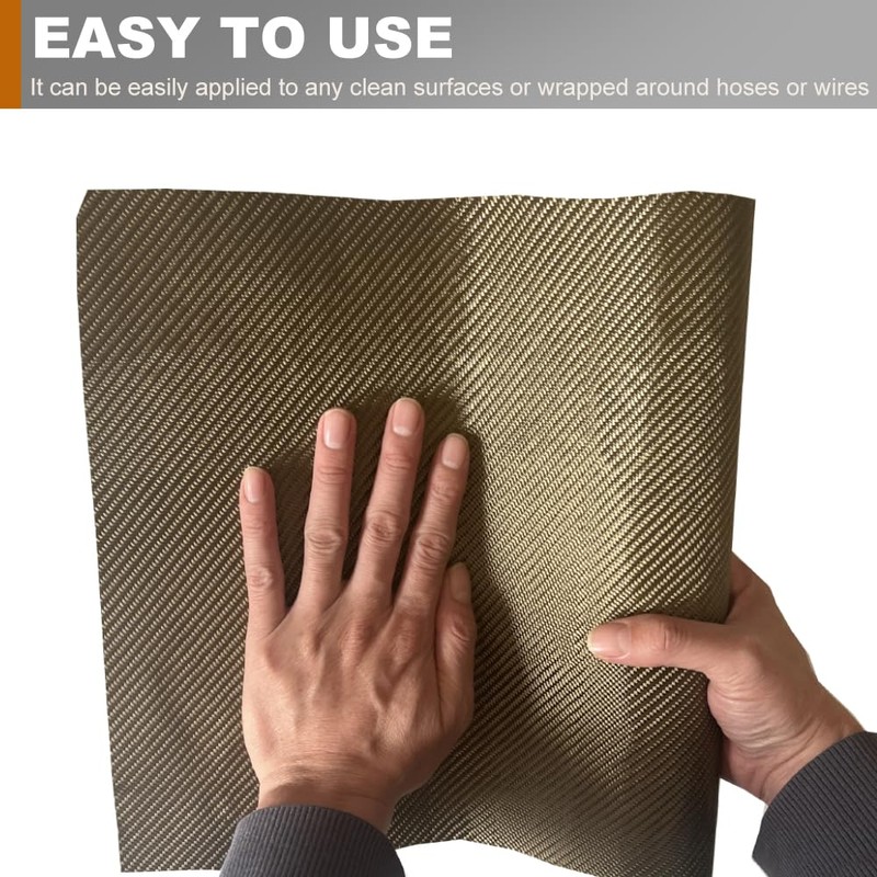 Titanium Adhesive Backed Exhaust Heat Shield tape 24'' X 24''
