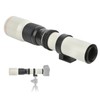 500mm F8-F32 Manual Focus Telephoto Fixed Focus Lens, Aluminum Alloy