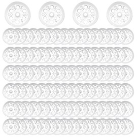 Pack of 200 Plastic Washers PP Washers Foam Panels Washers for Attaching and Supporting Foam Insulation Plates