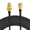 CABLEPELADO 2m SMA Coaxial Cable Black Male to Female Wi-Fi