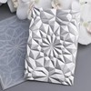BAOFALI 3D Geometry Theme Plastic Embossing Folders Diamond for DIY