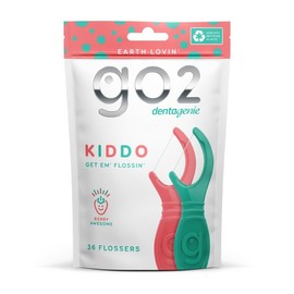 Dentagenie GO2 Dentagenie Flossers Berry Awesome (Kiddo - Get em' flossin') X 36