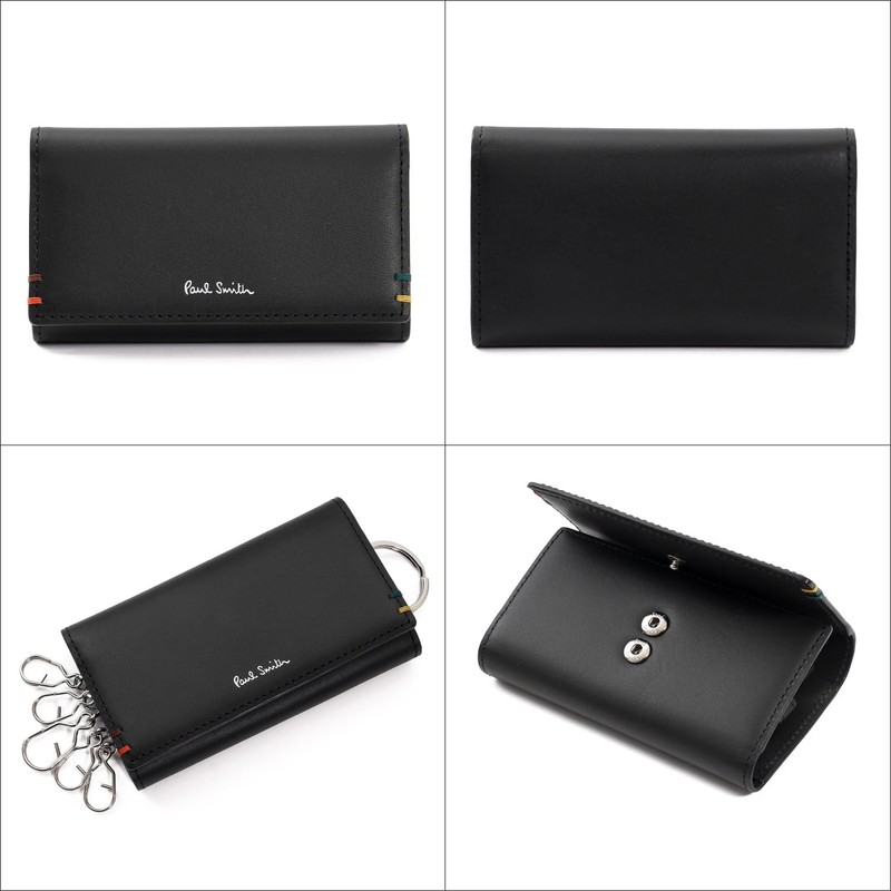Paul Smith 813006 P851 Highlight Stitch SS24 Key Case, 5