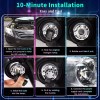 AUIMSOCO H7 H7 10000K LED Headlight Kit Combo Bulbs High