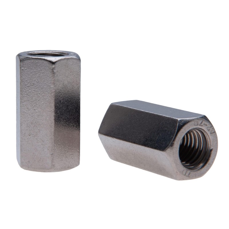 M5 Sechskant-Kupplungsmuttern aus Edelstahl (15mm 8mm), Rostfreier Stahl Langer Stab