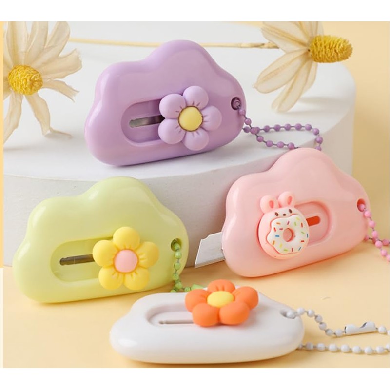 Feilguee 3 PCS Mini Box Cutter Mini Portable Utility Knive