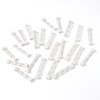 INIBUD Pillar Classic Block Parts Compatible Foundation Plate Roof Triangular