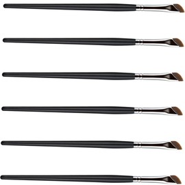 Ipetboom 6pc Eyebrow Brush Set Angled Eyeliner Concealer Makeup Brushes Travel Size for Women