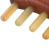 2Pcs Meridians Comb 5 Tooth Portable Sandalwood Rosewood for Head