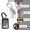 2-Piece Photocard Holder Keychain with Heart-Shaped - Clear Protective Sleeves