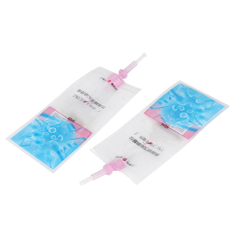 100pcs 40ml Disposable Plastic Pig Sheep Cow Insemination Semen Bag