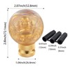 Padaodao Resin Lucky Shift Stick Handle Knob Crystal Round Gear