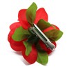 Hawaii Luau Party Artificial Fabric Gardenia Hair Clips Red