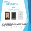 Placa Valo Contacto Duplex Madera