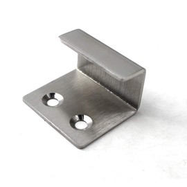 Flomore Ceramic Tile Display Bracket Hanger Stainless Steel Wall Mounted Hook Silver (Pack of 8)