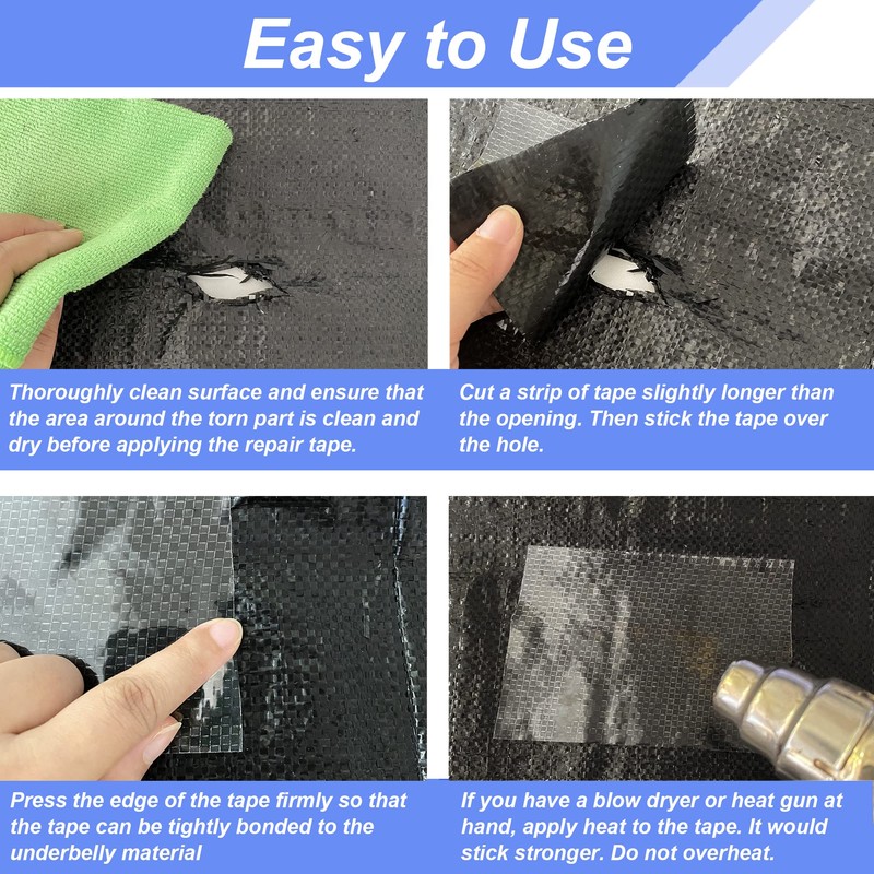 PlusRoc RV Underbelly Material RV Underbelly Tape Waterproof Flex Belly