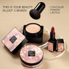 VENZEN Makeup Beauty Cream 3pcs Gift Box Carpet Flowers Colors