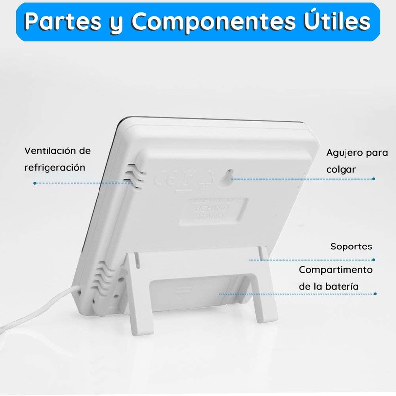 Termómetro Higrómetro Digital 1.5 m con Sonda – Medición Precisa