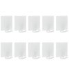 Alise 10 Pcs Self-Adhesive Utility Hooks Coat Hook Single Towel