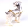PIEARTH 384-1 Miniature Schnauzer Jewelry Box, Zinc
