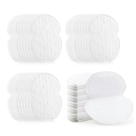 QHFlashbuy Pack of 120 Sweat Pads, Underarm Pads, Invisible Sweat Pads for Armpit, Sweating Armpit Pads, Disposable Armpit Protection Sweating for Men and Women, Protection Clothing Clean, White