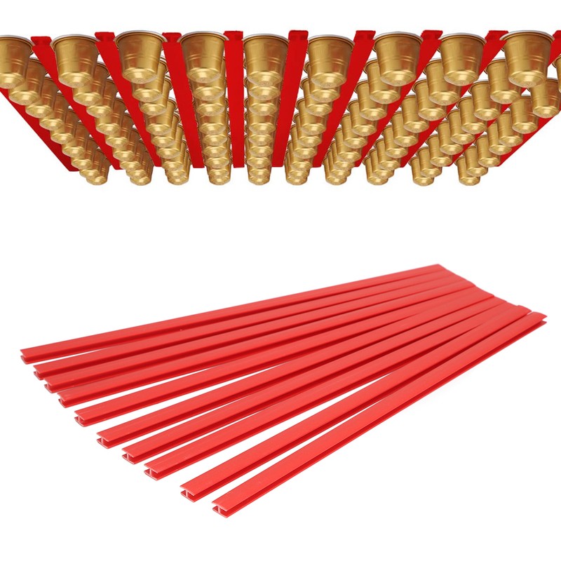 Red Wall Mounted Coffee Pod Holder Home Kitchen Under Cabinet