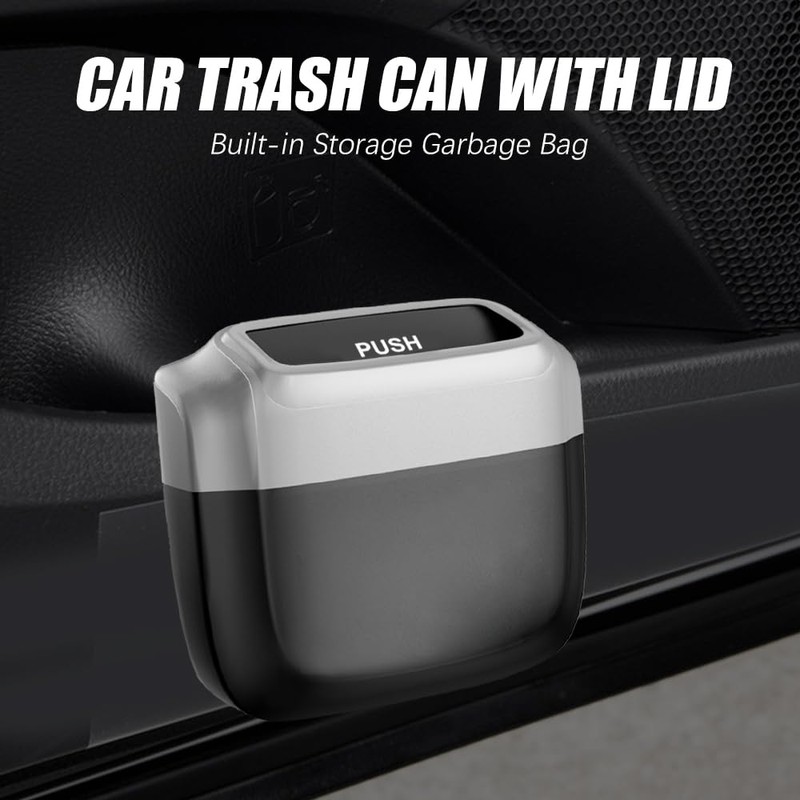 WINUERK - cubeta de basura para coche, organizador de asiento