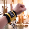 J Bryant Fitness Wrist Straps with Hooks for Weightlifting, Strength
