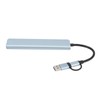 8 In 1 USB C Hub Aluminium Alloy with 1