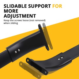 CuisinAid Roof Rack Cross Bars, 54" Universal Roof Bars for Most SUV Without Roof Side Rail, Crossbars for Rooftop Cargo Carrier, Luggage, Kayak, Bike, Snowboard