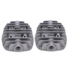 2Pcs Air Compressor Cylinder Head 2.5P/3P/5P/6P DoubleCylinder Cover Accessories