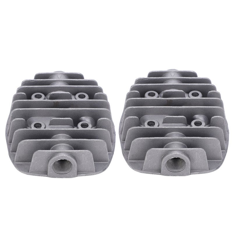 2Pcs Air Compressor Cylinder Head 2.5P/3P/5P/6P DoubleCylinder Cover Accessories