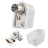 HB-DIGITAL 1 x Angle IEC Plug with Screw Connection Detachable